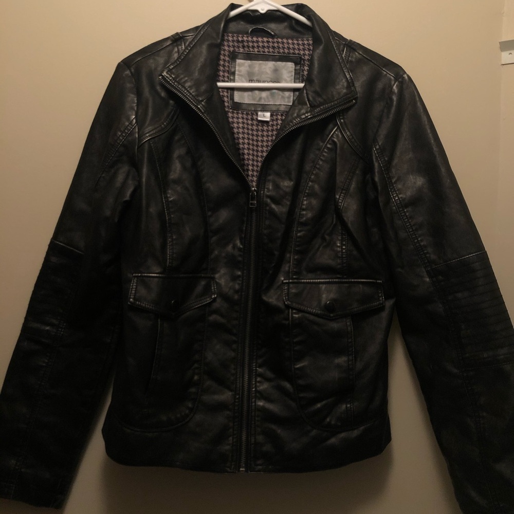Faux leather Moto jacket